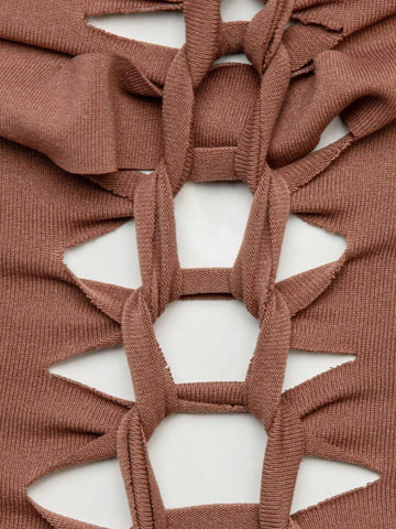 Cut Out Crop Top & Pencil Skirt