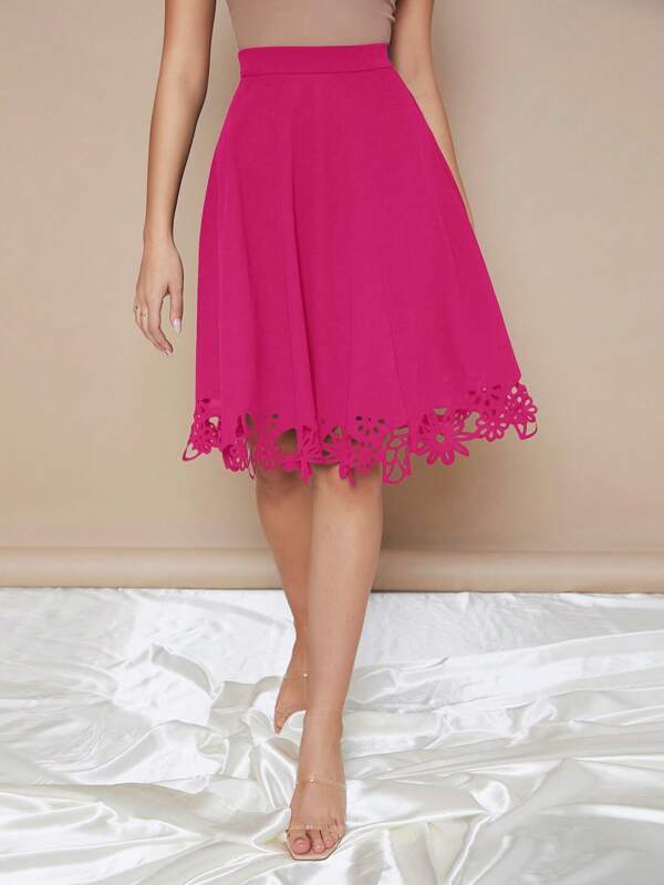 Clasi Laser Cut Out Skirt