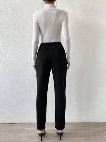Frenchy Chain Detail Pants