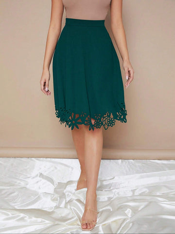 Clasi Laser Cut Out Skirt