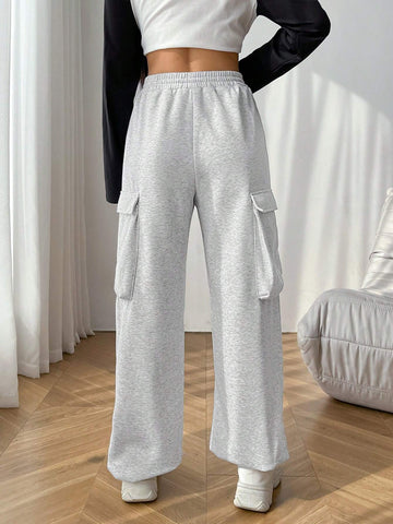 EZwear Flap Pocket Side Sweatpants