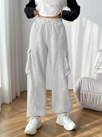 EZwear Flap Pocket Side Sweatpants