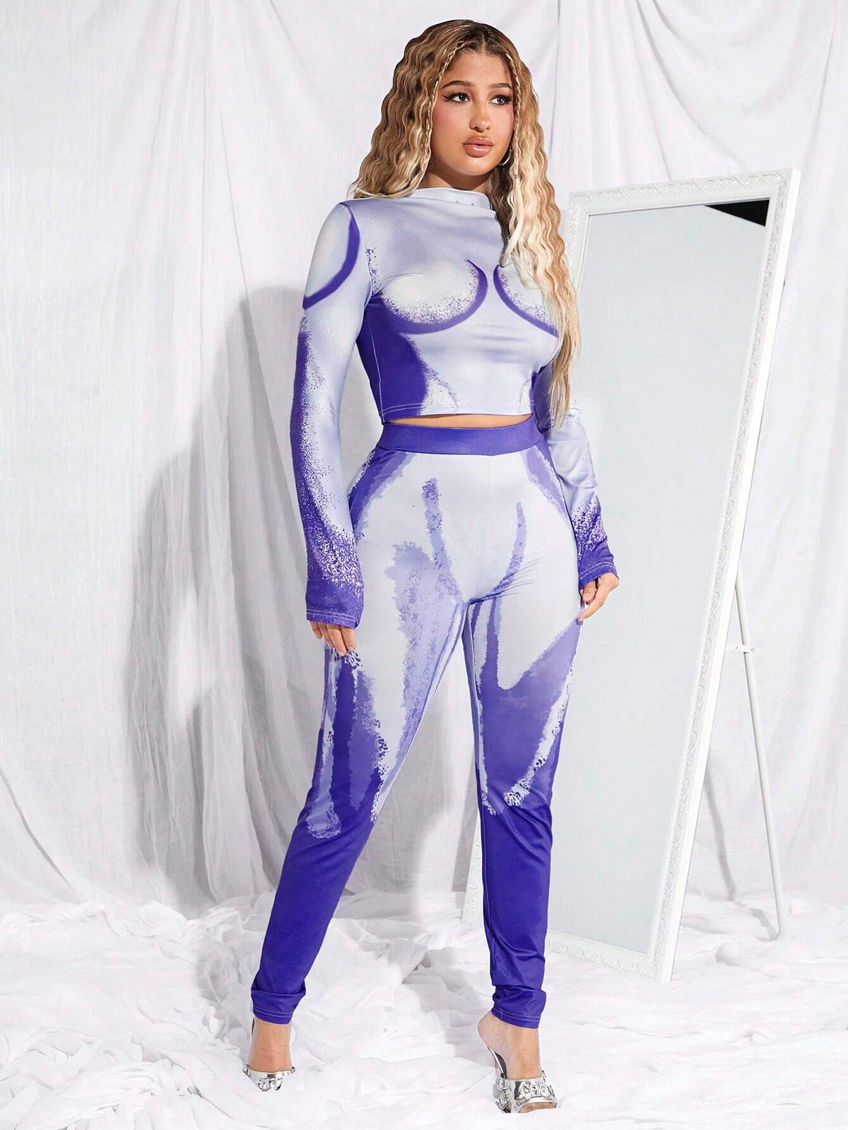 SXY Graphic Print Leggings