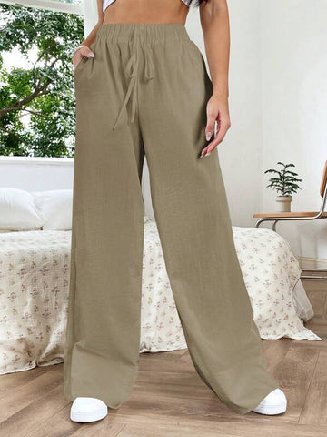 EZwear Tie Waist Pants