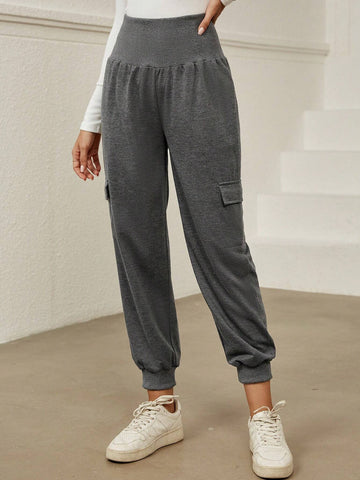 Flap Pocket Side Sweatpants