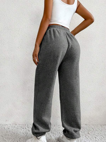 EZwear Solid Slant Pocket Sweatpants