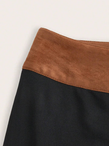 ICON Lace Up Waist Flare Leg Pants