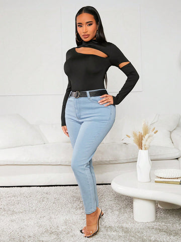 Women'S Halter Neck Backless Bodysuit Jumpsuit