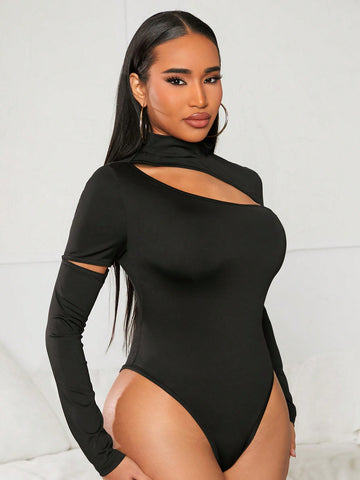 Women'S Halter Neck Backless Bodysuit Jumpsuit