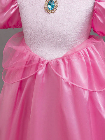 Christmas Party Wear Santa Dress, New Year Dress Betti Princess Dress