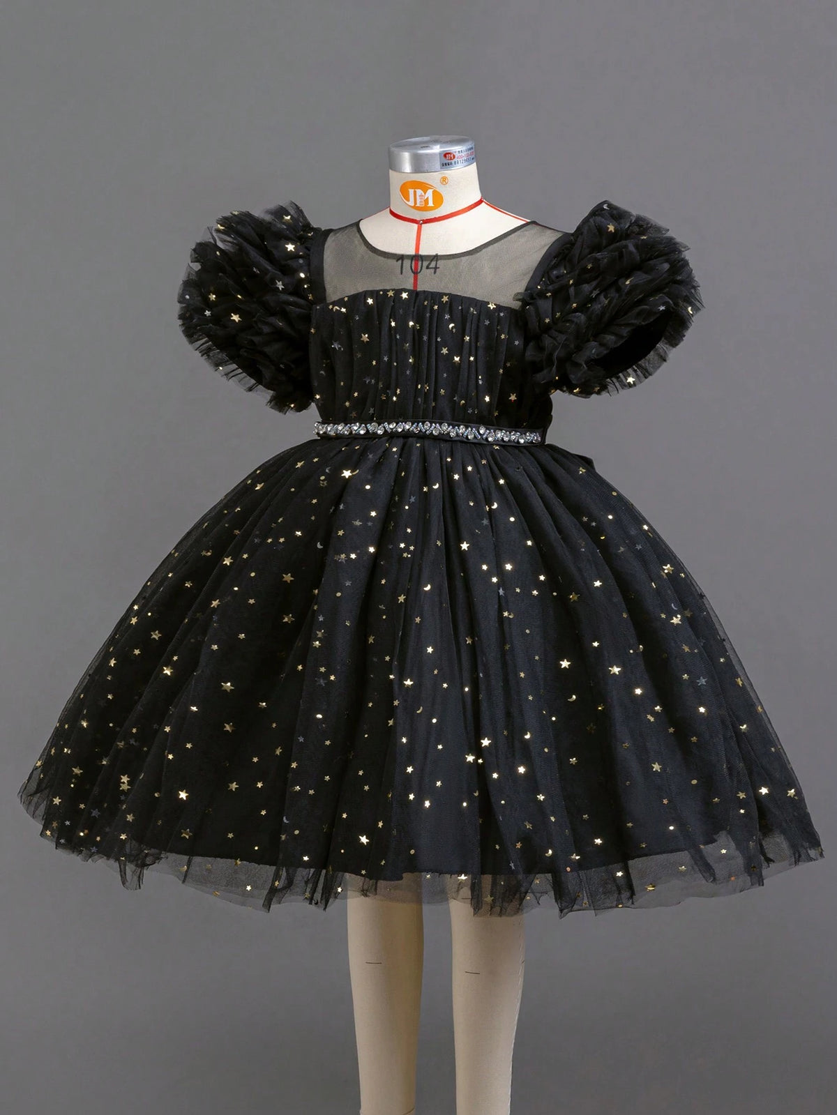 Christmas Partywear Santa Dress, New Year Dress For Kids Party Occasion