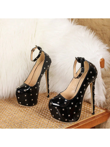 Gladiator Sandals 2025 Rome Metal Studded Open Toe Strappy Sandals For Women