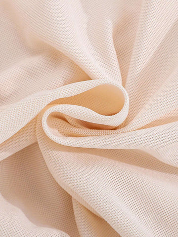 1 Piece Little Girls' Casual Turndown Collar Half Placket Polo Dress, Sporty Style Fashionable & Versatile