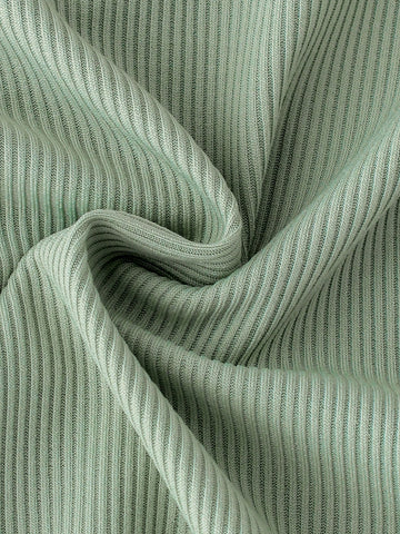 1pc Young Girl Elegant Spaghetti Strap Green Dress, Lightweight Summer
