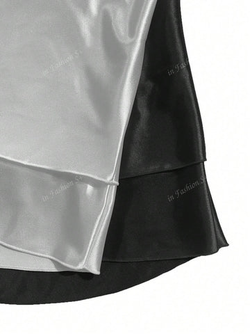 2-Piece Sexy Backless Tied Rope Dress And Elegant Pleated Skirt Set, Trending Cross-Border E-Commerce Product 2024