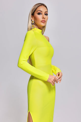 Zalca Cutout Maxi Bandage Dress
