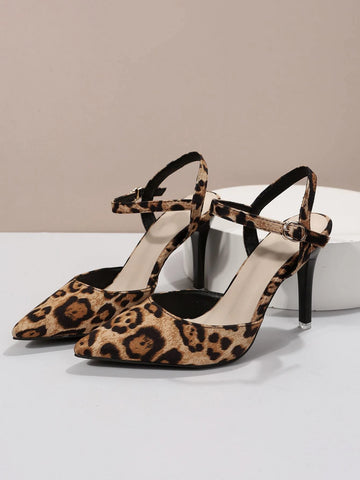 2024 New Arrival Fashionable Versatile Thin Heel High Heels French Breeze Sandals For Women