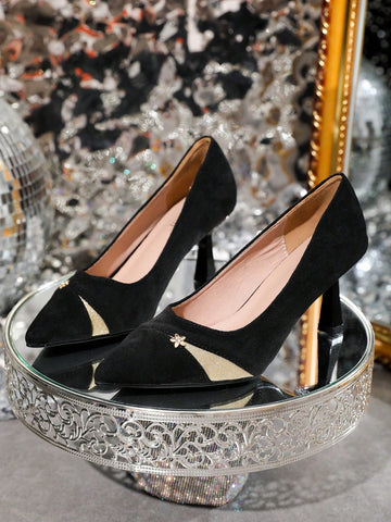 2024 New Spring Elegant French-Style Formal Dress High Heel Pumps For Women,