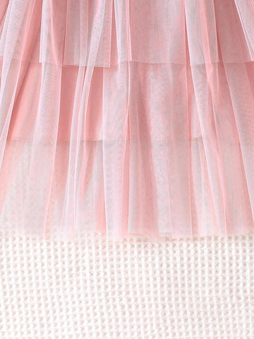 2024 New Summer Sleeveless Round Neck Long Dress For Girls, Cute Princess Style