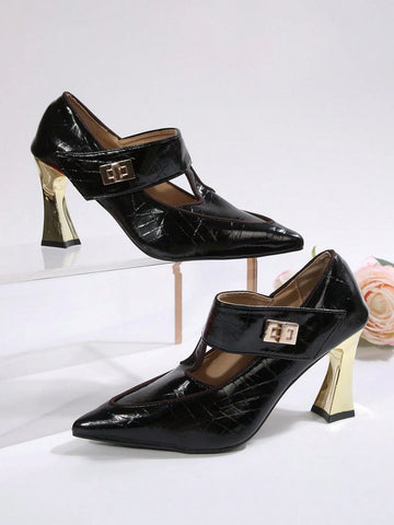 2024 Women's Fashion Mary Jane Spring/Summer High Heel Pumps, French New Style