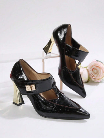 2024 Women's Fashion Mary Jane Spring/Summer High Heel Pumps, French New Style