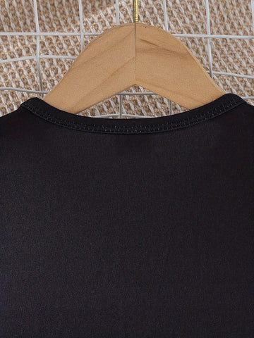 2024 Young Girl Cartoon Cute Kitty Print Long Sleeve Dress, Spring And Autumn Children Clothing