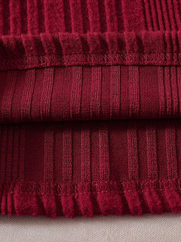 2pcs/Set Girl Toddler Casual Puff Sleeve Top And Fashion Bowknot Plaid Skort, 2-Piece Outfit