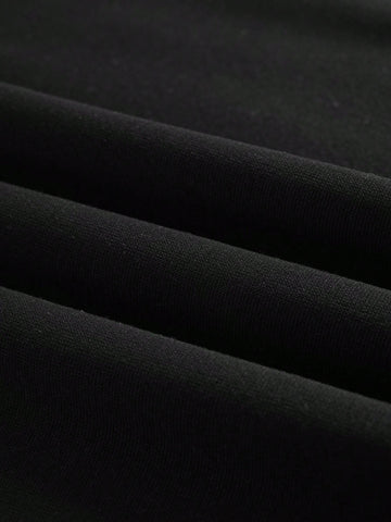 2pcs/Set Letter Printed Long Sleeve Sweatshirt And Sports Pants