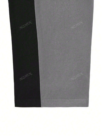 2pcs/Set Solid Color Tight-Fitting Casual Outfit