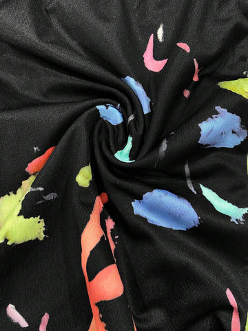 2pcs/Set Women's Cartoon Bear Pattern Short Sleeve T-Shirt