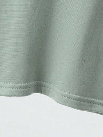 2pcs/Set Young Girl Solid Color Long Sleeve Top And Pant Warm Underwear Set, Suitable For Spring, Autumn And Winter,