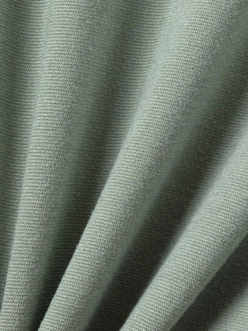 2pcs/Set Young Girl Solid Color Long Sleeve Top And Pant Warm Underwear Set, Suitable For Spring, Autumn And Winter,