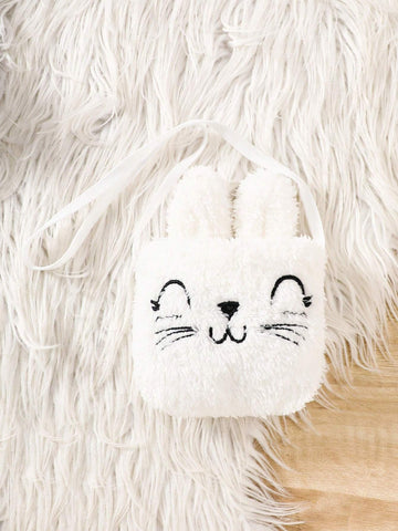 2pcs Girls And Toddler Girls Reversible Fleece Crew Neck Unicorn Print Dress, Suitable For Casual Everyday Wear In Autumn/Winter