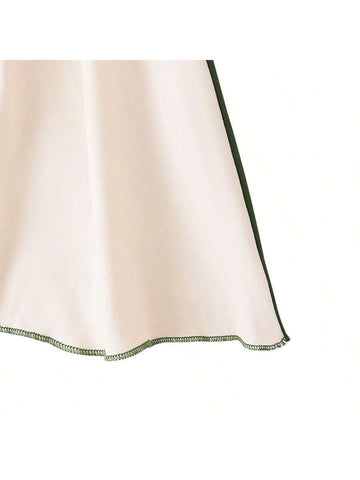 2pcs/Set Young Girl Long Sleeve Bowknot Maxi Dress + Headscarf