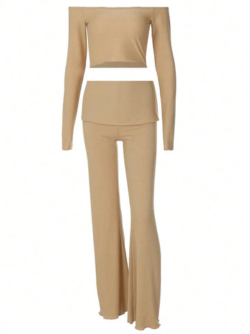 2pcs Sports Long Sleeve Suit, 2024 Autumn New Women Fashion Casual Outfit