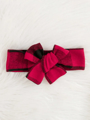 2pcs Young Girls Solid Stripe & Plaid Pattern Dress With Headband Set, Versatile School Style For Autumn/Winter