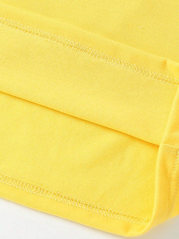 3pcs/Set Fashionable And Cute Cartoon Printed Short Sleeve T-Shirt And Leggings For Little Girls