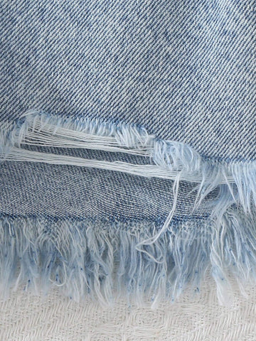 3pcs Girls Classic 3-Color Denim Shorts, Comfortable Outdoor Fashion