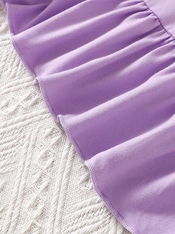 3pcs Girls Colorful Cap Sleeve Dress Sets