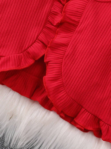 3pcs Girls' Fashionable Casual Cute Style Plaid Wrinkled Hem Lace Long Sleeve Shirt + Floral Printed Dress With Belt Set, Perfect For Outings And Leisure