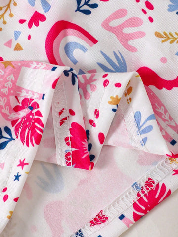 3pcs Young Girls Cute & Sweet Fresh Strappy Elastic Waist Spaghetti Strap Dresses