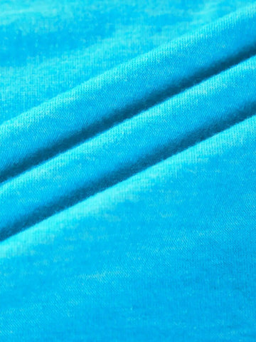 4pcs Girls' Solid Color Round Neck Short Sleeve Casual T-Shirts, Summer