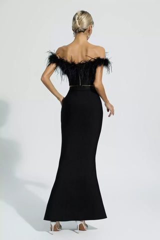 Malaysia Black Feather Bandage Set