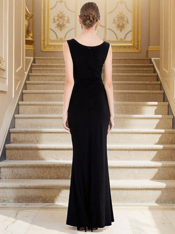 ANGEL FASHIONS 1pc Graphic Print Mesh Dress