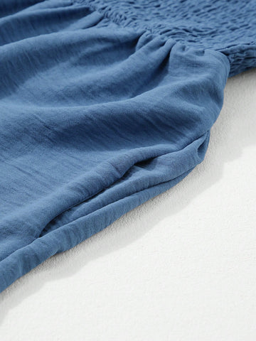 Acelitt Women'S Shirred Cami Jumpsuit