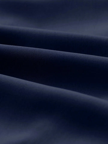 Women's Loose Bowknot Back Contrast Color Block Square Collar Casual Shirt