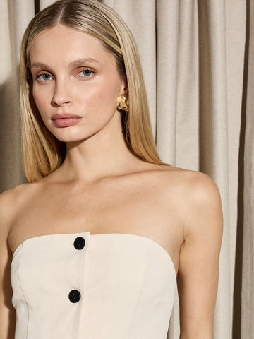 AiiRZ Bandeau Tailored Mini Dress