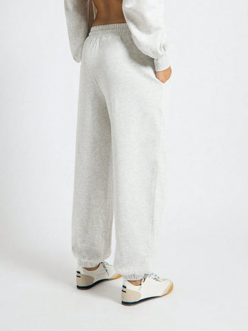 AiiRZ Oversized Embroidered 'Relax Max' Detail Sweatpants