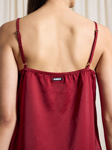 AiiRZ Satin Longline Cami Trouser Set