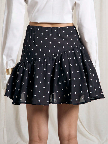 AiiRZ Sheer Volume Peplem Skirt